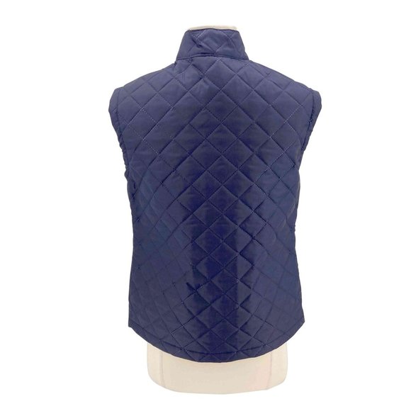 Burberry Size S Navy Tan Quilted Vest - Picture 3 of 4